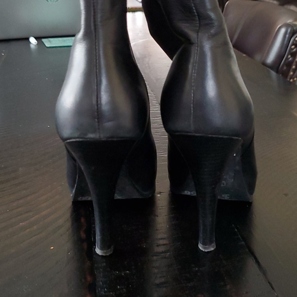 Leather Ash Black Booties - Picture 5 of 6